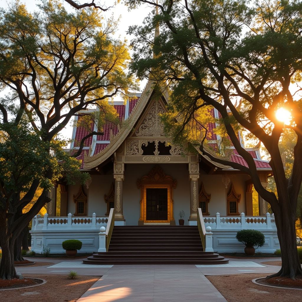 ความสงบที่ซ่อนตัวอยู่ใจกลางเท็กซัส: แสงธรรมแห่งวัดพระธรรมกาย