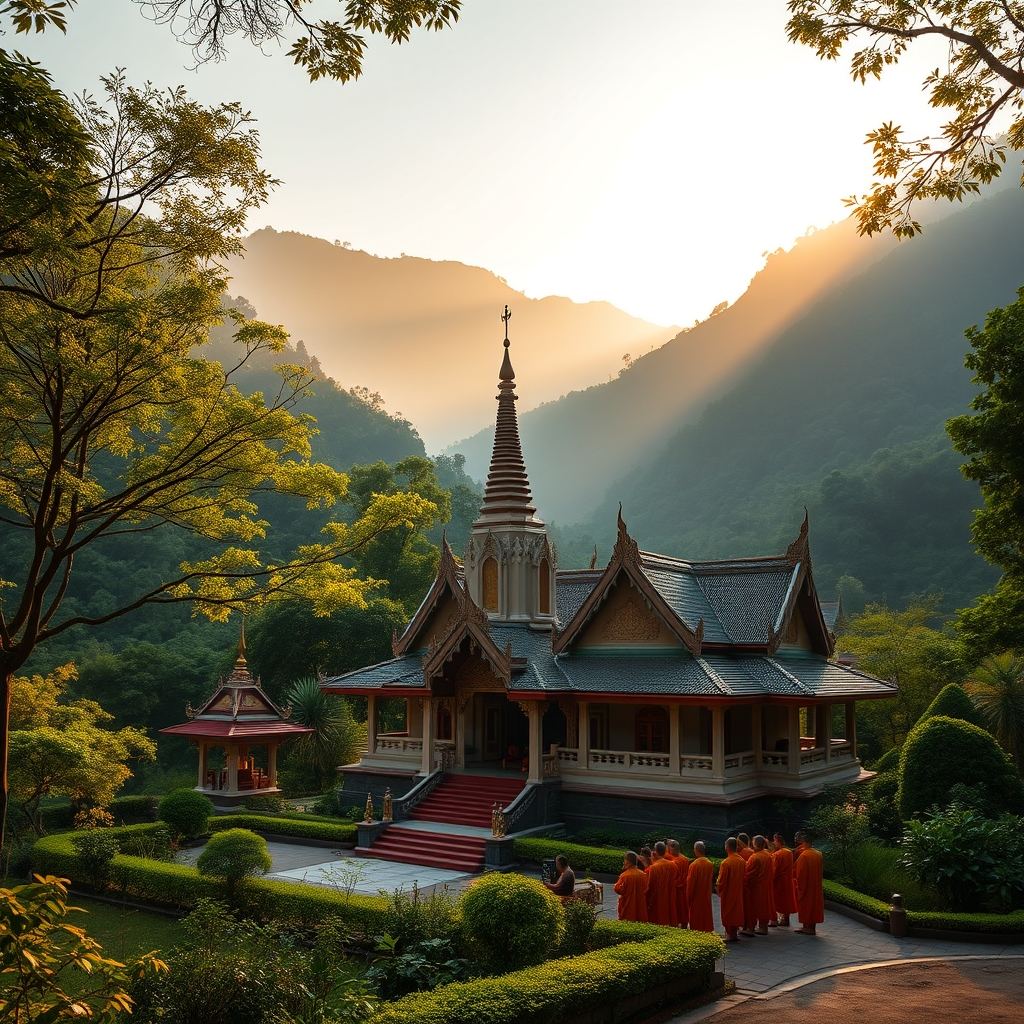 รอยธรรมบนยอดเขา: ความสงบแห่งจิตในเทศกาลเข้าพรรษา ณ ศูนย์ปฏิบัติธรรมเขาคิชฌกูฏ
