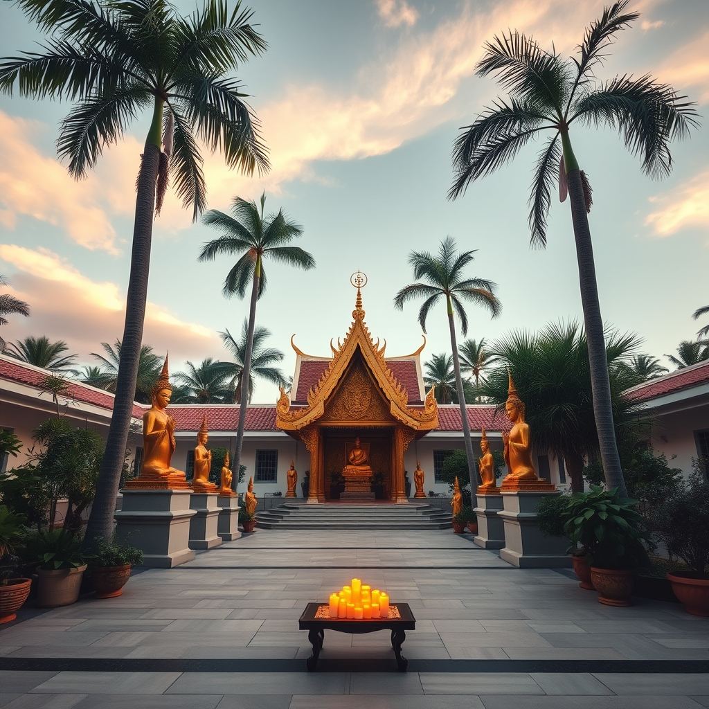 แสงสว่างแห่งศรัทธา: พิธีจุดเทียนใจไฟนิรันดร์อนันตชัย ณ วัดพระธรรมกายปาล์มบีช