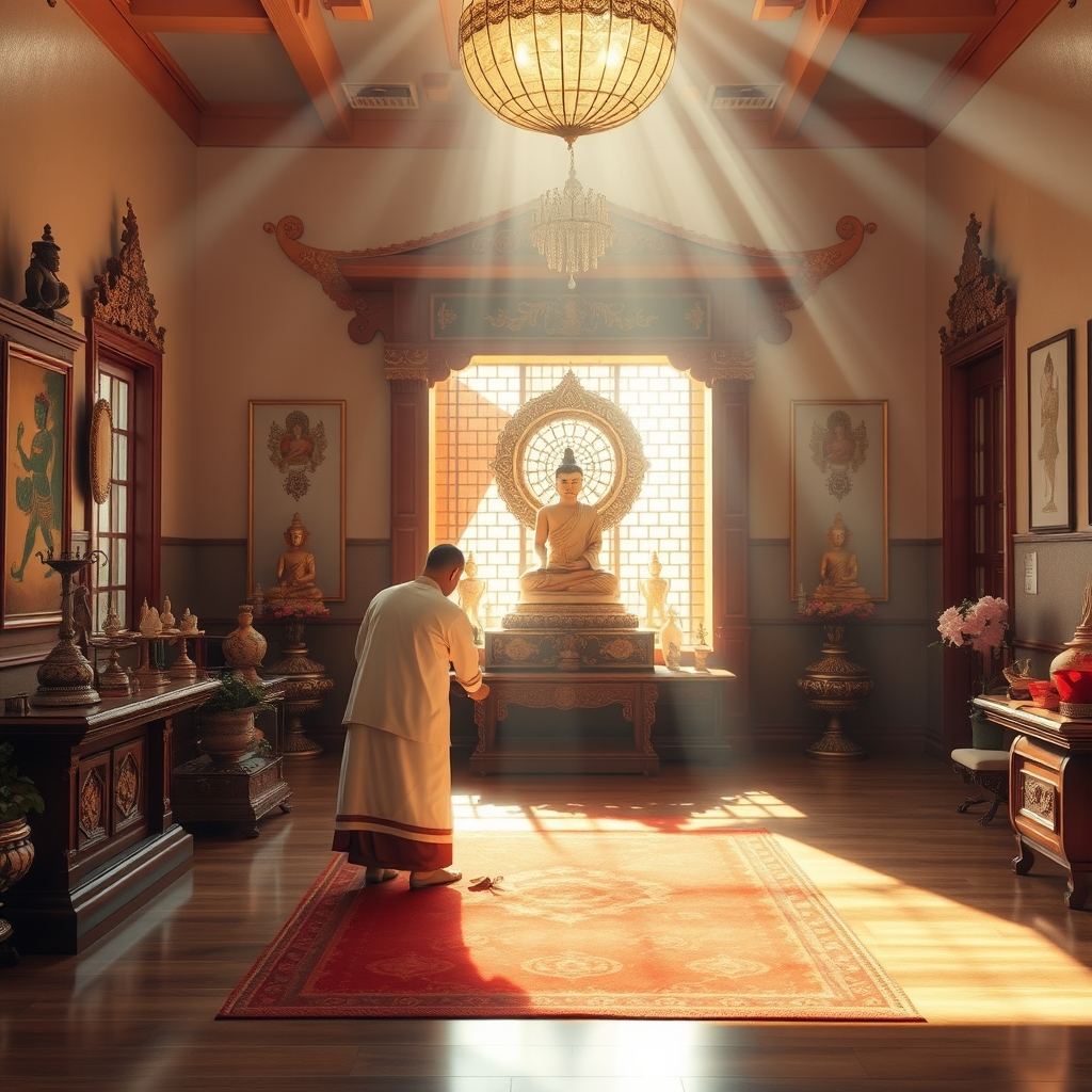สืบสานศรัทธาผ่านการดูแลห้องพระ: มากกว่าความสะอาดคือการขัดเกลาจิตใจ