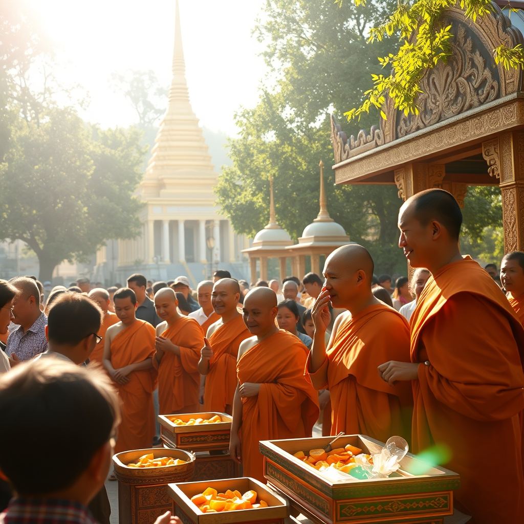 ศรัทธาหลอมรวมใจ: บรรยากาศแห่งความสงบ ณ อำเภอคลองหลวง