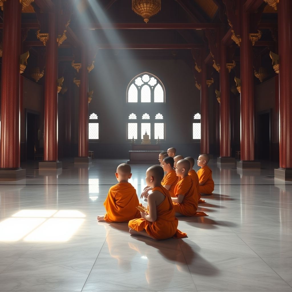 งดงามดั่งแสงธรรม: ความมุ่งมั่นของเหล่าสามเณรผู้สืบทอดพระปาฏิโมกข์